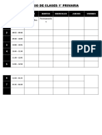 Horario Primaria