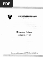 Memoria - #75 - Brown de Adrogué - 2018/19 | PDF | Asociación de ...
