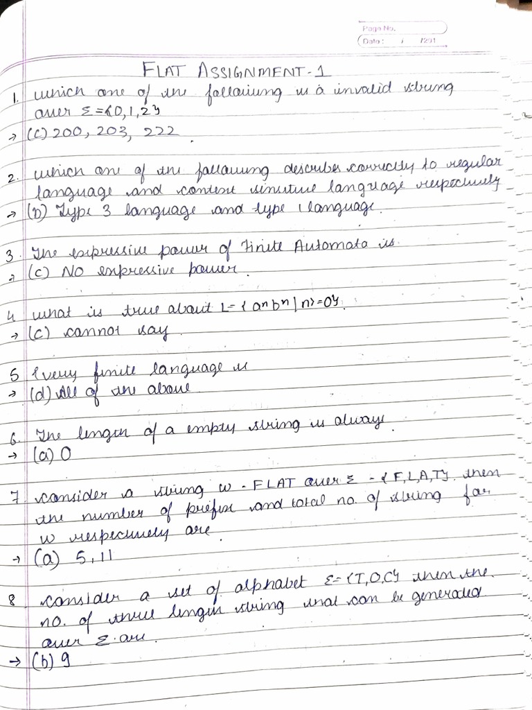 Flat - Assignment 1 | PDF