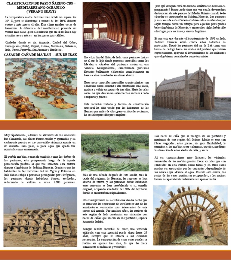 Bioclimática Arquitectura Vernácula | PDF | Clima oceánico | Saddam Hussein