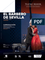 Programa de Mano Barbero de SevillaTeatro Digital