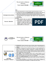 Plan de Acci N 4 Grado Lenguaje Lunes 21 09 20 PDF