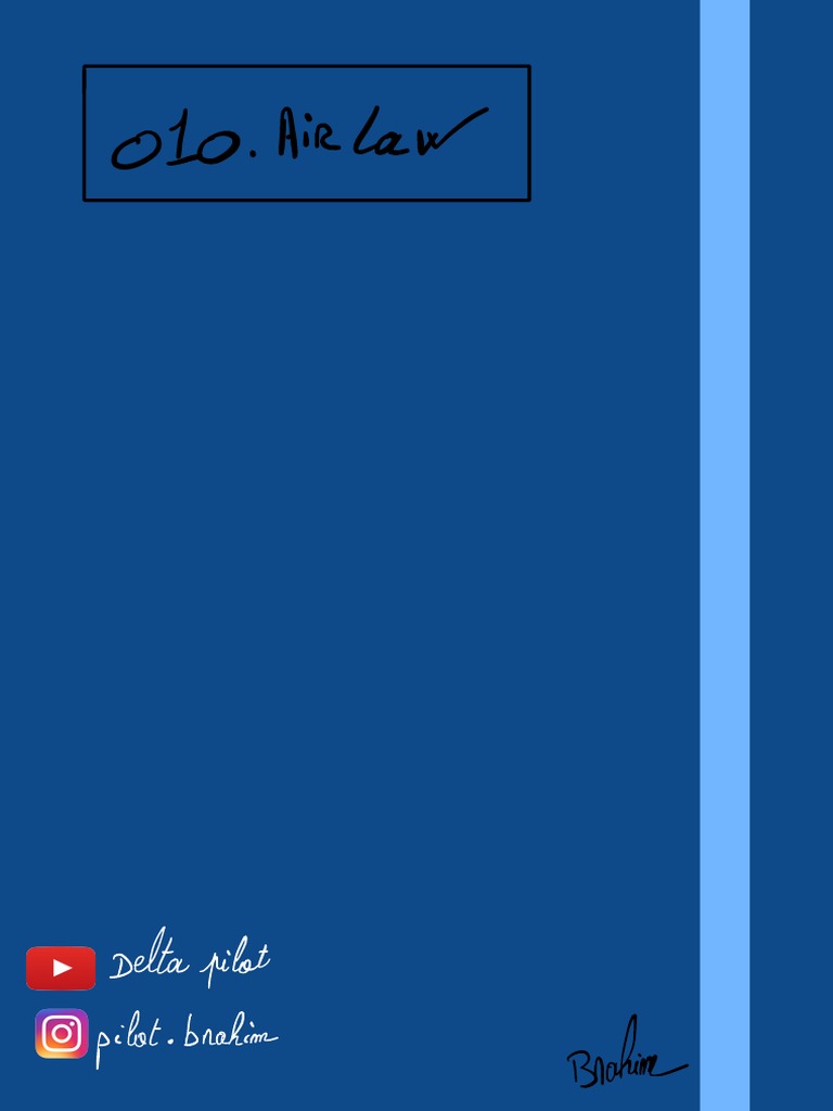 ATPL 010.air-Law Notes | PDF