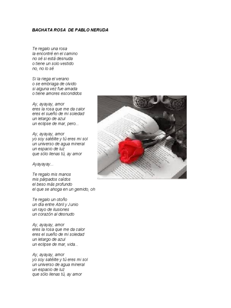 Te Regalo Una Rosa Lyrics