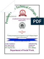 Department of Social Work: Affiliated by