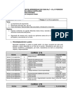 2° Castellano - Pac Tercer y Cuarto Periodo - Septiembre 01