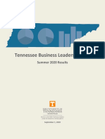 Tennessee Business Leaders Survey: Summer 2020 Results