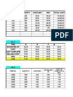 E9-1 Quantity Cost/Unit NRV Total Cost 110 111 112 113 120 121 122