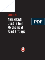 Section 5: American Ductile Iron Mechanical Joint Fittings