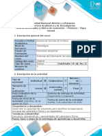 Guía de Actividades y Rúbrica de Evaluación - Pretarea - Mapa Mental