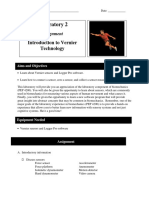 Laboratory 2: Introduction To Vernier Technology