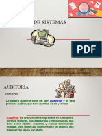 Auditoria de Sistemas