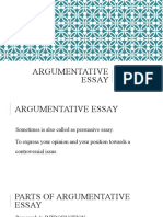 Argumentative Essay: Anisatul Karimah, M.PD