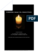 Moderation Script (12/2008) : in Memoriam - Mumbai 11/26 - Ragas of Peace (Special Feature)