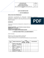 Lista de verificacion evidencia 11 Alistamiento