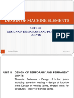 Design of Welds Joints