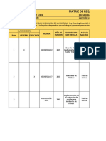 Matriz reglamentaria de seguridad y salud en el trabajo