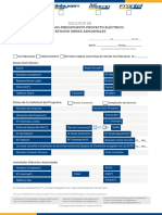 Solicitud Factibilidad y Presupuesto Proyecto Eléctrico 