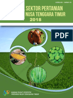 Profil Sektor Pertanian Provinsi Nusa Tenggara Timur 2018