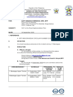 For: Supt Dennis B Hermoso, Mpa, BFP: Republic of The Philippines Department of The Interior and Local Government