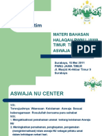 Presentasi Aswaja Nu Center