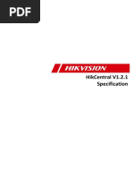 HikCentral Specification V1.2.1_20180720