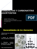 Kimberlitas, carbonatitas y anortositas: Rocas portadoras de diamantes y metales estratégicos