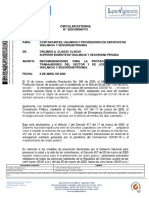 Circular Externa # 20201000000175 Proteccion A Trabajadores Del Sector de La Vigilancia y Seguridad Privada PDF