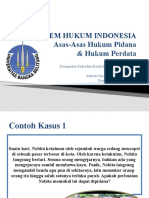 SHI Asas-Asas Hukum Pidana & Hukum Perdata-1