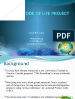 Barcode of Life Project: Ismail Bin Ishak