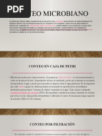 conteo microbiano