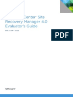 Vmware Vcenter Site Recovery Manager 4.0 Evaluator'S Guide