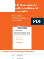 802.11 Disassociation Deauthentication and Reassociation