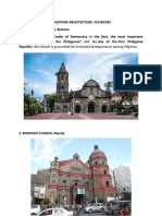 PHILIPPINE ARCHITECTURE - Churches.docx