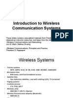 Introduction To Wireless Communication Systems