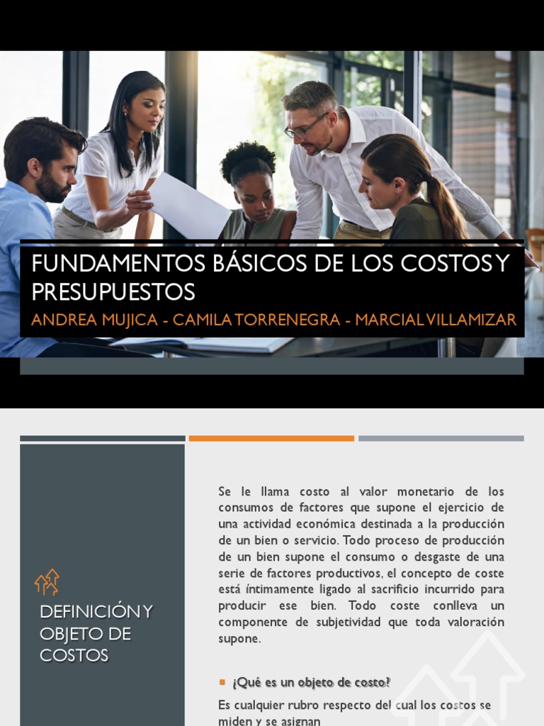 Fundamentos de Costo y Presupuesto | PDF | Costo | Presupuesto