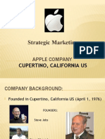 Strategic Marketing: Cupertino, California Us