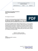 Designación Supervisora Contrato Reparación Caja Compactadora