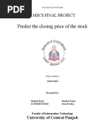 Predict The Closing Price of The Stock