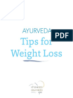 Ayurveda Intro Weight Loss Tips