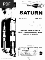 Saturn VLaunch Vehicle Flight Evaluation Report - AS-507 Apollo 12 Mission