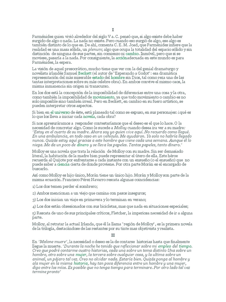 Becket El Innombrable | PDF | Deconstruccion | Movimientos filosóficos
