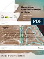 Planeamiento Operacional en Minas de Hierro