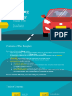 Driving Center Company Profile by Slidesgo