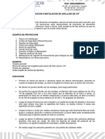 Procedimientos de Instalacion de Anclajes PDF