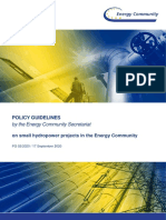 Policy Guidelines On Small Hydropower Projects