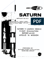 Saturn V Launch Vehicle Flight Evaluation Report - AS-511 Apollo 16 Mission