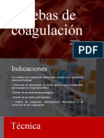 Pruebas de Coagulación