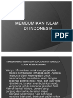 membumikan islam di indonesi