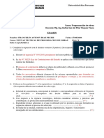Francklin Antony Diaz Peche - Examen Parcial (Programacion de Obras) PDF